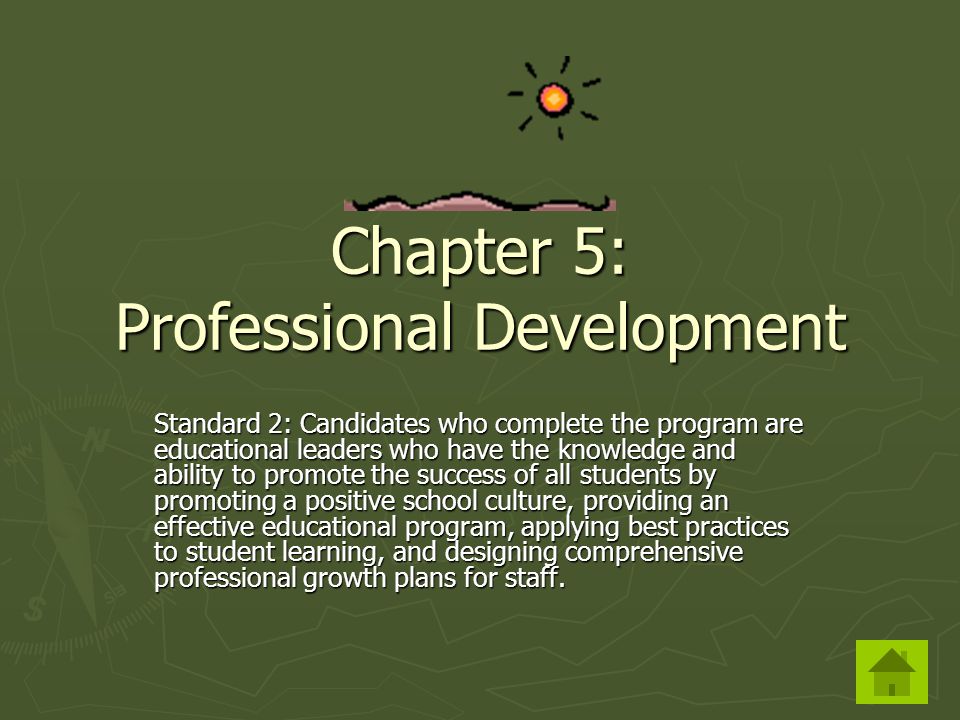 Comprehensive professional development